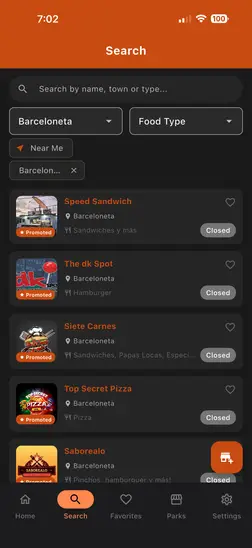 TruckFinderPR - Búsqueda por pueblo y tipo de comida